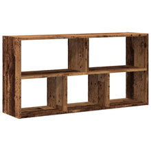 Wandschap 100x25x50 cm bewerkt hout oud houtkleurig
