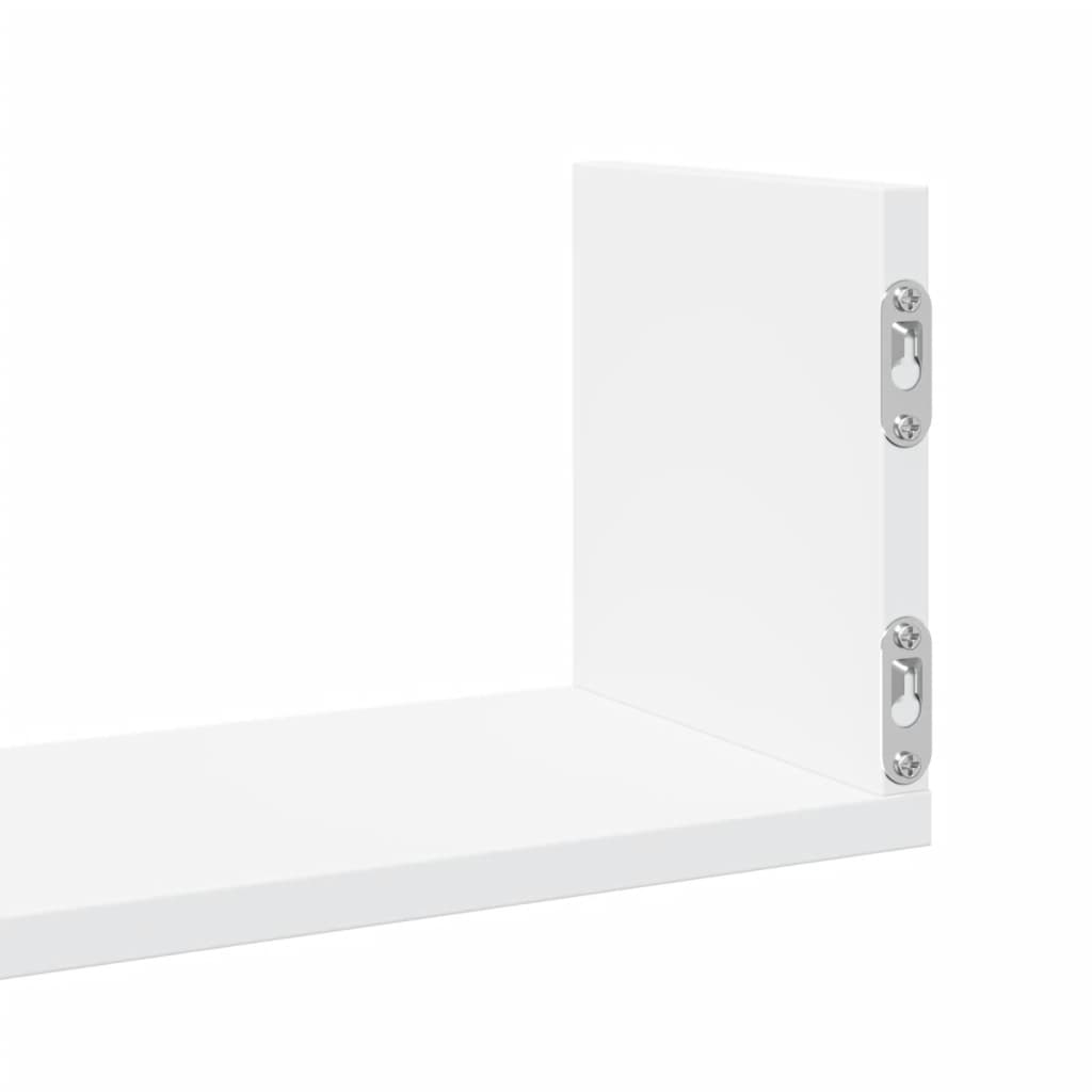 Wandschappen 3 st 58x18x18 cm bewerkt hout wit