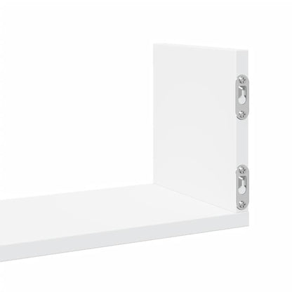 Wandschappen 3 st 58x18x18 cm bewerkt hout wit