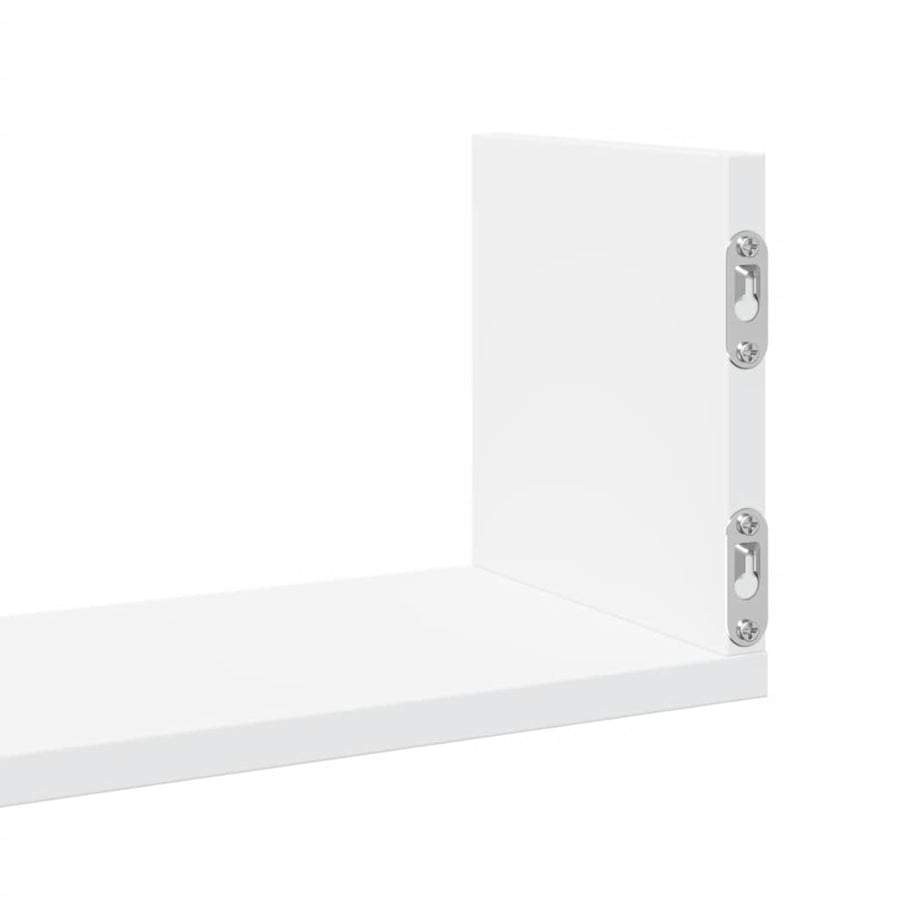 Wandschappen 3 st 58x18x18 cm bewerkt hout wit