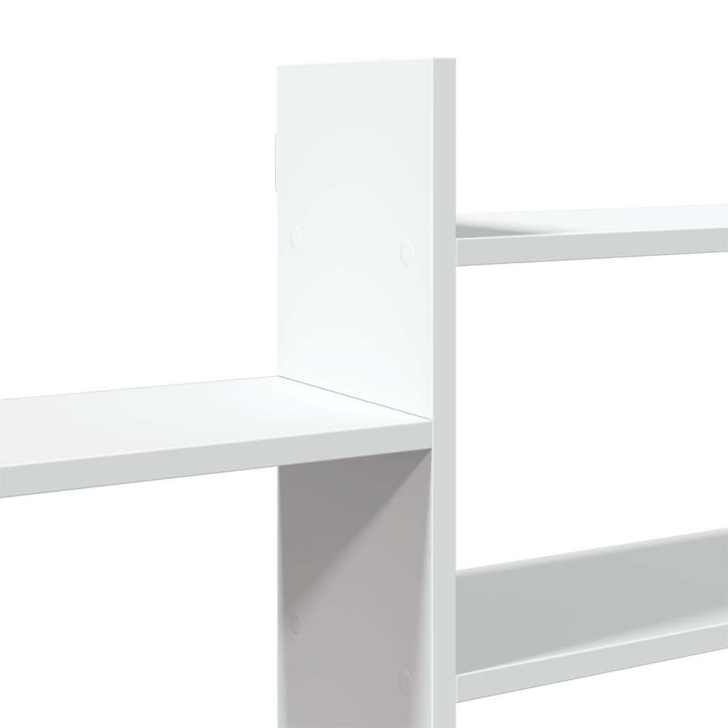 Wandschap 167,5x18x68 cm bewerkt hout wit