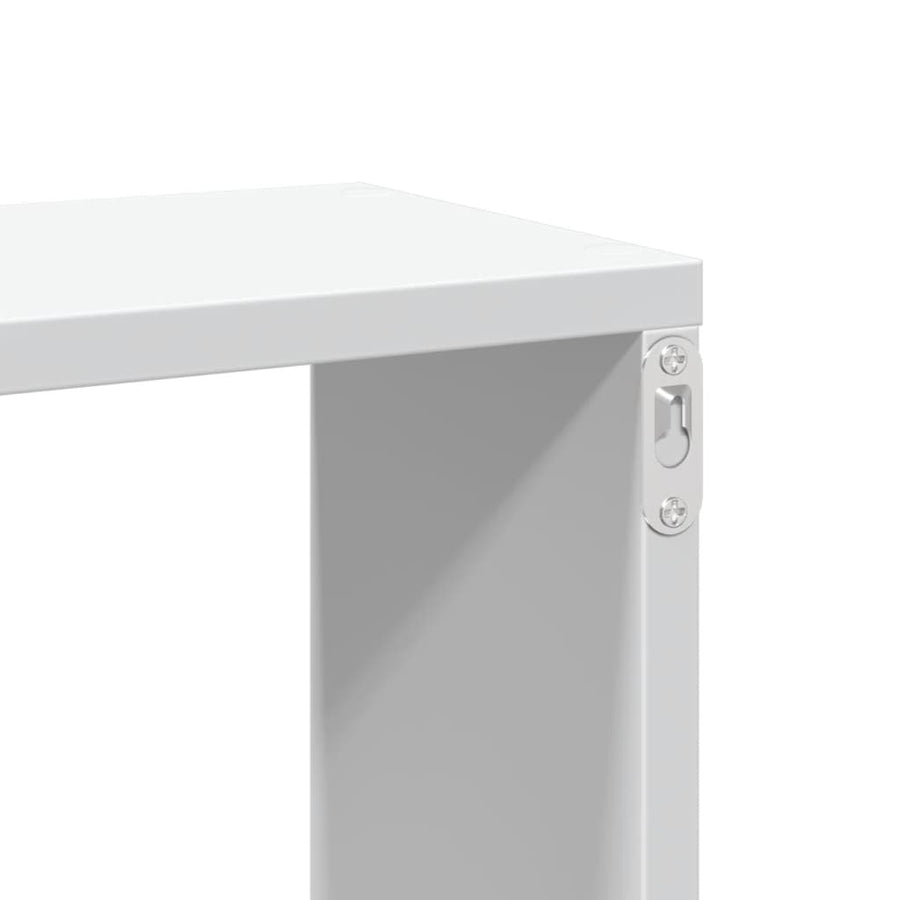 Wandschap 167,5x18x68 cm bewerkt hout wit