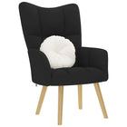 Recliner fabric black