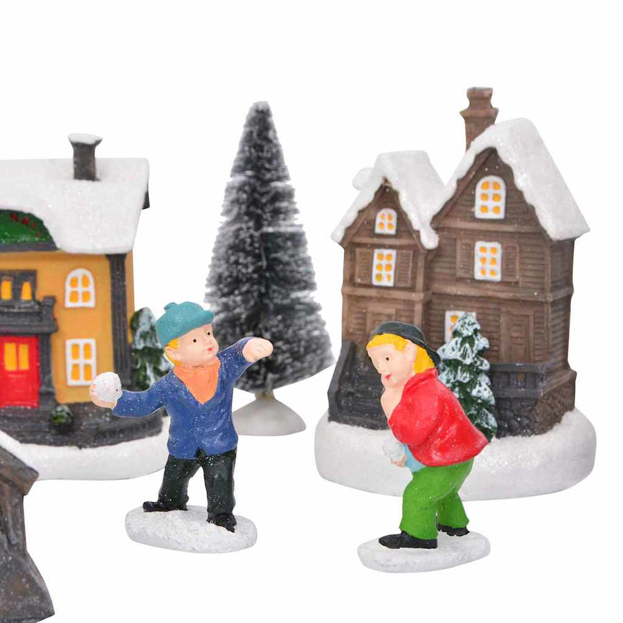 Kerst Tafeldecoratie Multikleur Hars, Kunststof