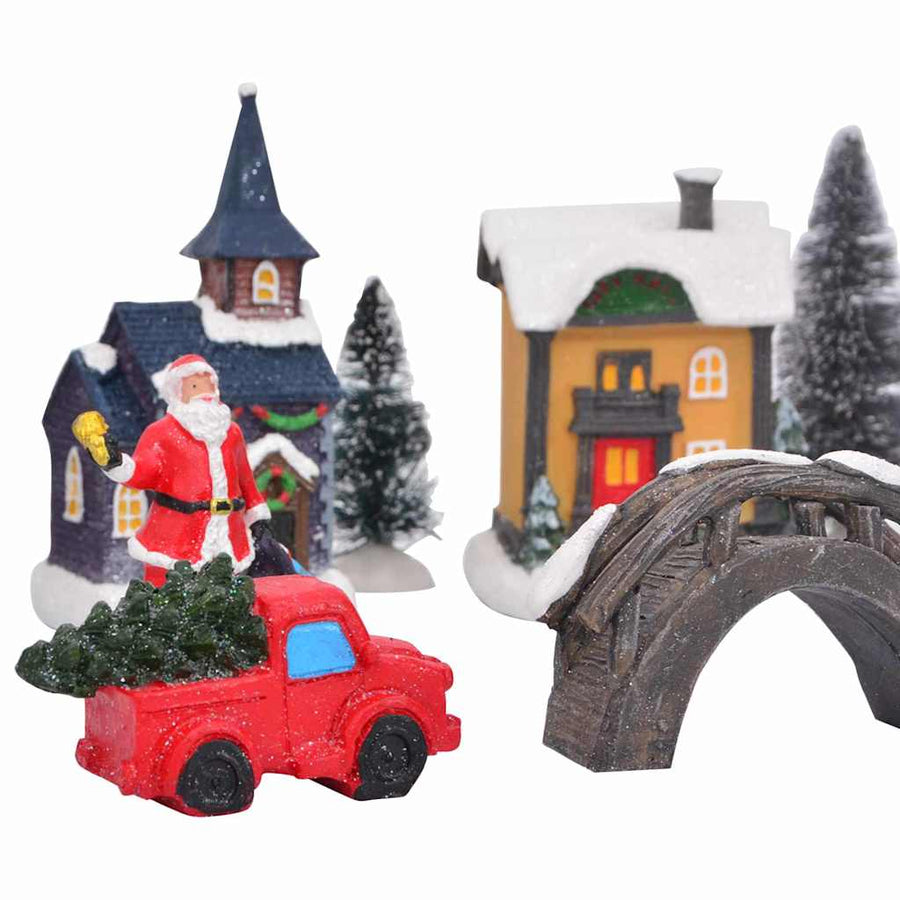 Kerst Tafeldecoratie Multikleur Hars, Kunststof