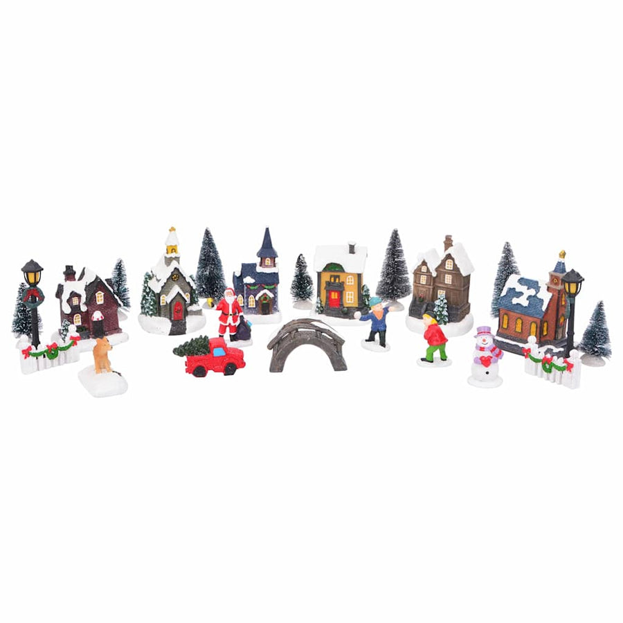 Kerst Tafeldecoratie Multikleur Hars, Kunststof