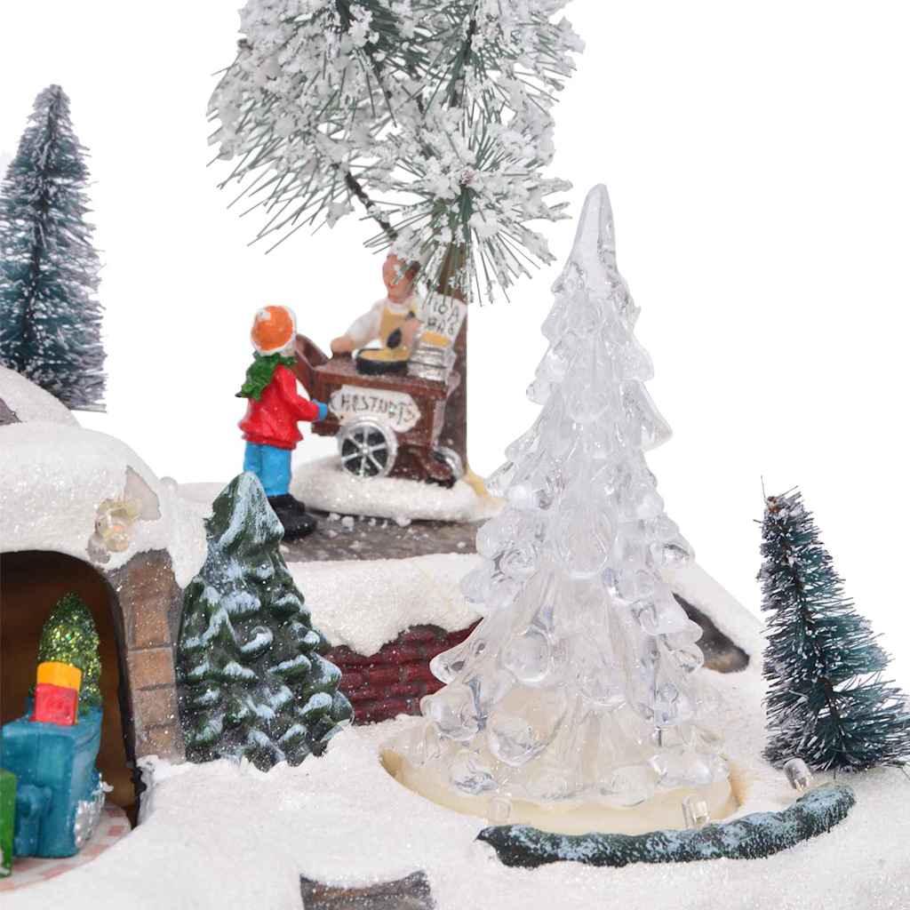 Kerst Tafelopstelling Multikleur 23.5 x 16 x 18.5 cm Kunststof