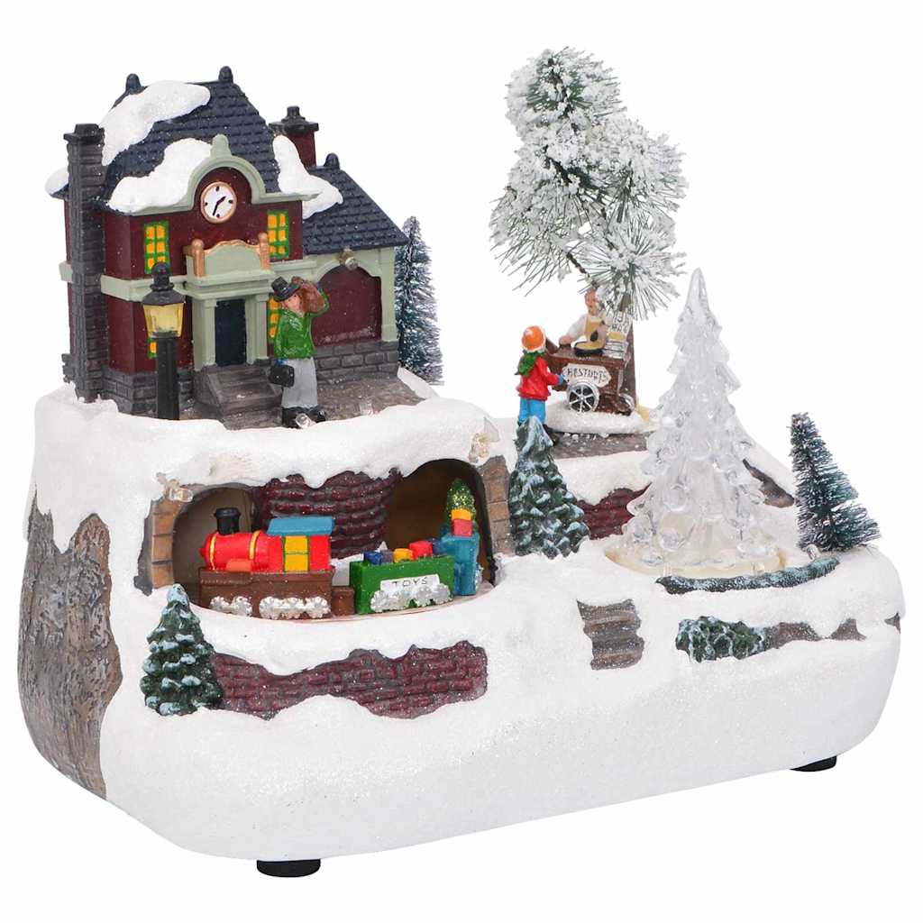 Kerst Tafelopstelling Multikleur 23.5 x 16 x 18.5 cm Kunststof