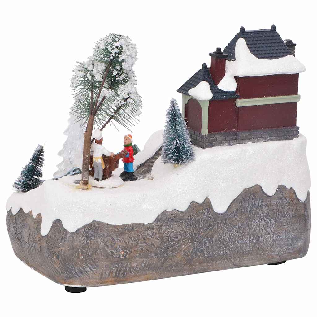 Kerst Tafelopstelling Multikleur 23.5 x 16 x 18.5 cm Kunststof