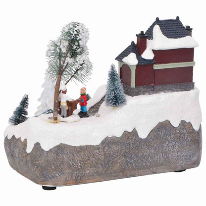 Kerst Tafelopstelling Multikleur 23.5 x 16 x 18.5 cm Kunststof