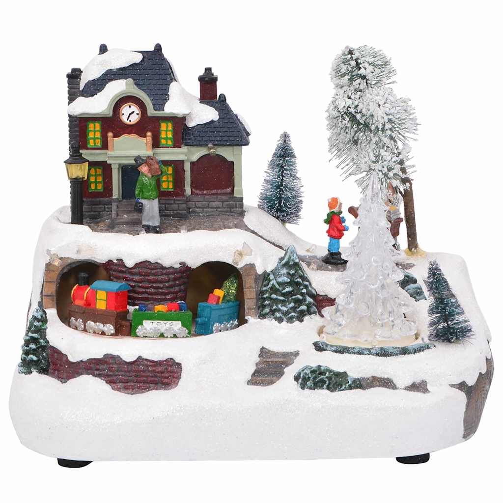 Kerst Tafelopstelling Multikleur 23.5 x 16 x 18.5 cm Kunststof