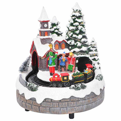 Kerst Tafelopstelling Multikleur 16 x 16 x 19 cm Kunststof