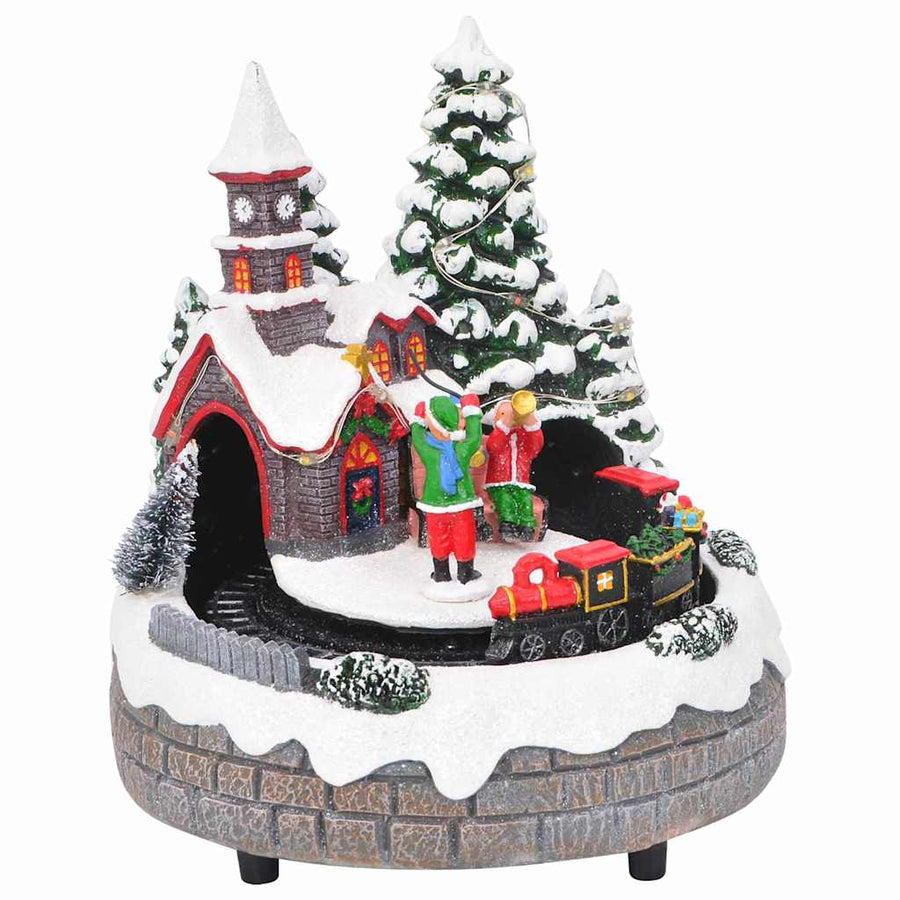 Kerst Tafelopstelling Multikleur 16 x 16 x 19 cm Kunststof