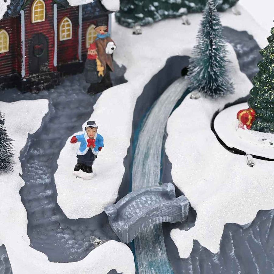 Kerstdorp Decoratie Multikleur 20,5 x 17 x 21 cm Kunststof