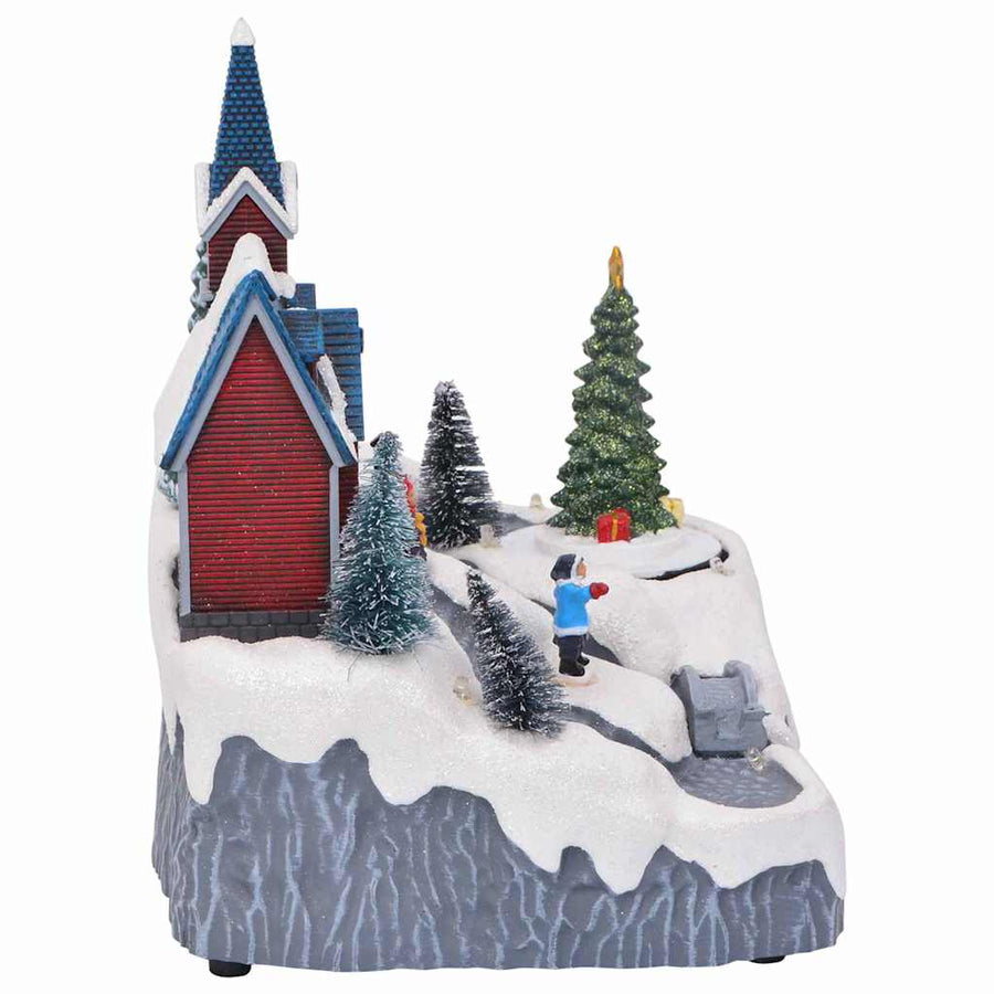 Kerstdorp Decoratie Multikleur 20,5 x 17 x 21 cm Kunststof