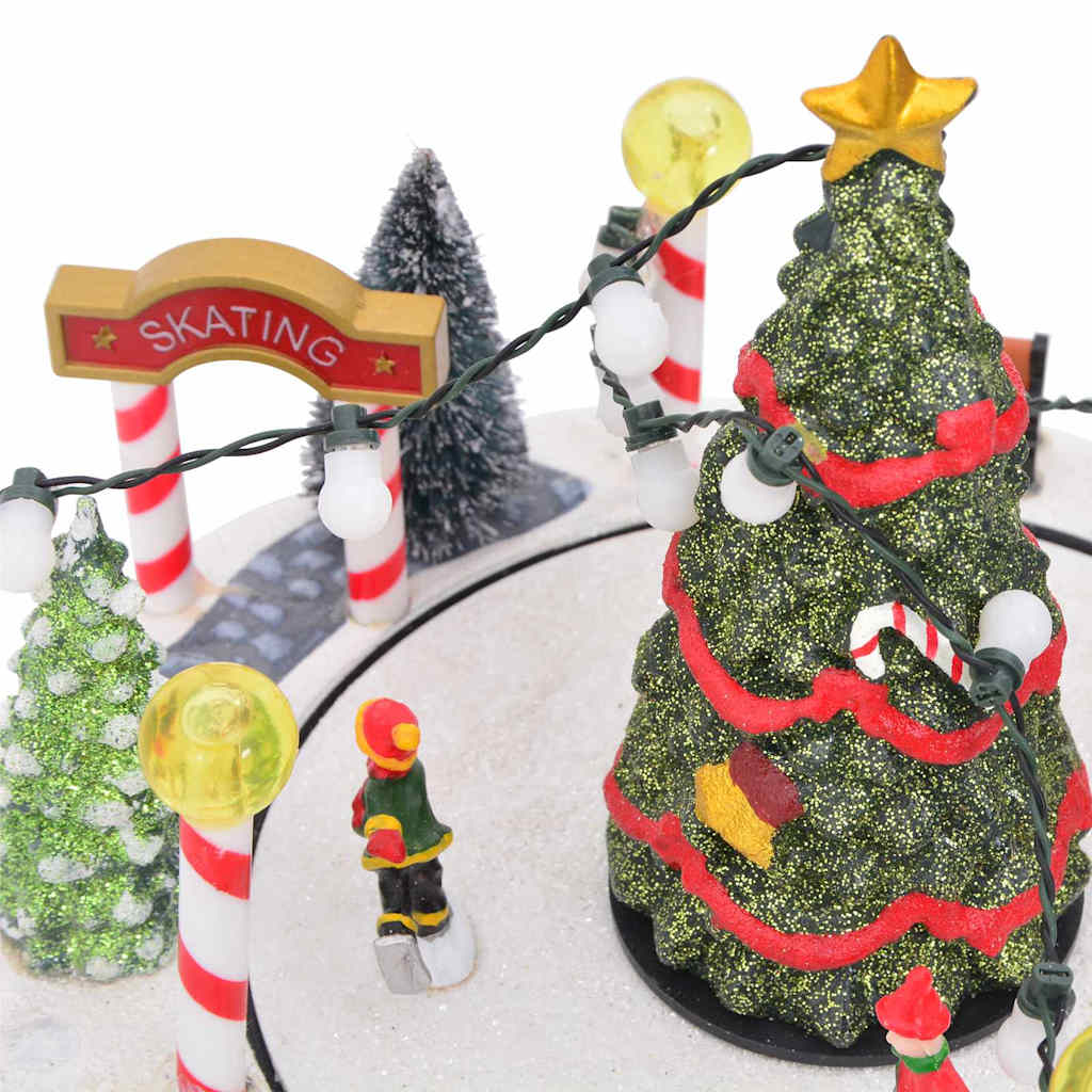 Kerstdorp Decoratie Multikleur 22 x 21,5 x 17 cm Kunststof