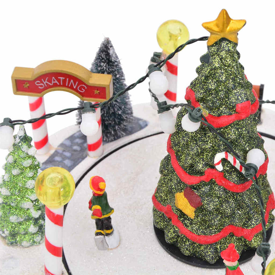 Kerstdorp Decoratie Multikleur 22 x 21,5 x 17 cm Kunststof