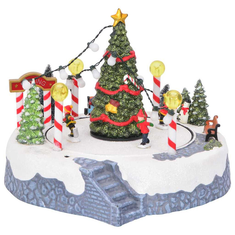 Kerstdorp Decoratie Multikleur 22 x 21,5 x 17 cm Kunststof