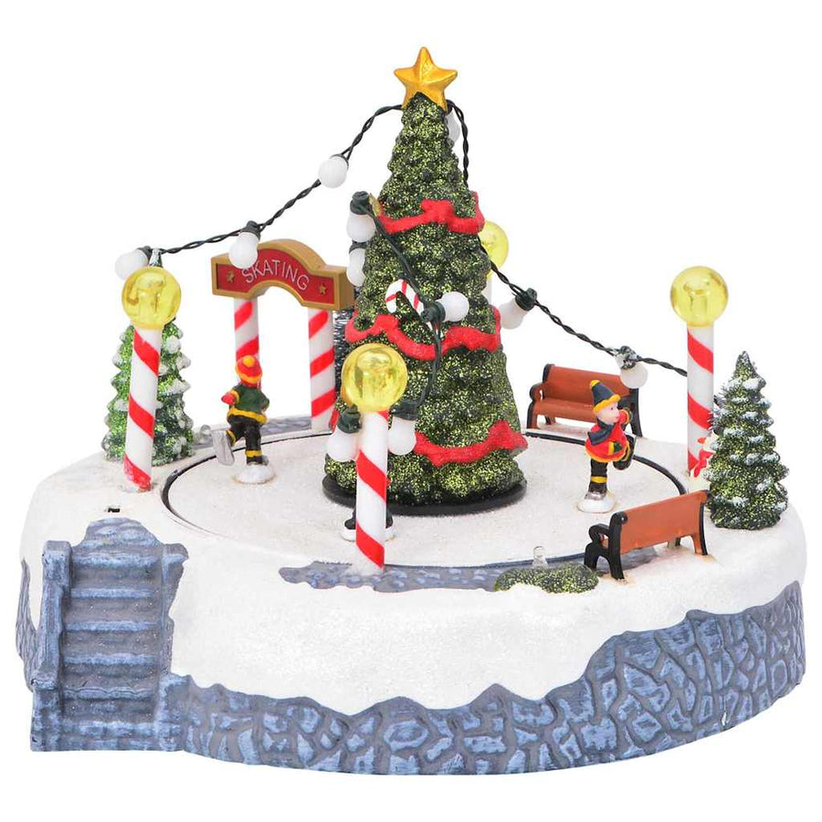 Kerstdorp Decoratie Multikleur 22 x 21,5 x 17 cm Kunststof