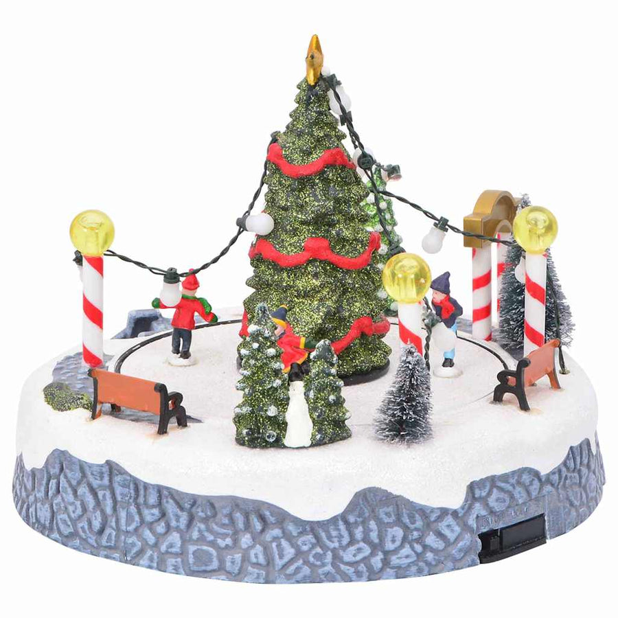 Kerstdorp Decoratie Multikleur 22 x 21,5 x 17 cm Kunststof