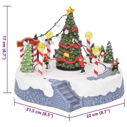 Kerstdorp Decoratie Multikleur 22 x 21,5 x 17 cm Kunststof