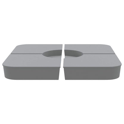 4-delige Set parasolvoeten voor kruisvoet parasol 100 kg PP