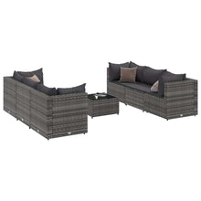 7-Delige Loungeset Met Kussens Poly Rattan 6