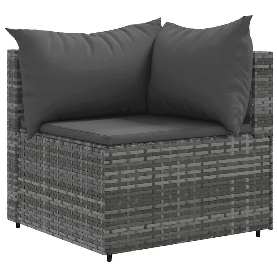 7-Delige Loungeset Met Kussens Poly Rattan 6
