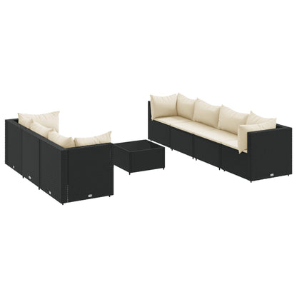 8-Delige Loungeset Met Kussens Poly Rattan 7