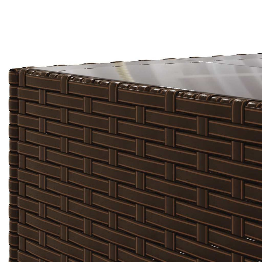 8-Delige Loungeset Met Kussens Poly Rattan 7