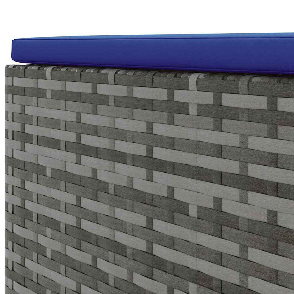 Loungeset Met Kussens Poly Rattan 4