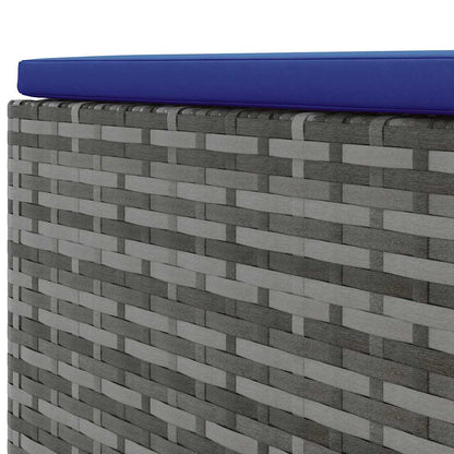 Loungeset Met Kussens Poly Rattan 4