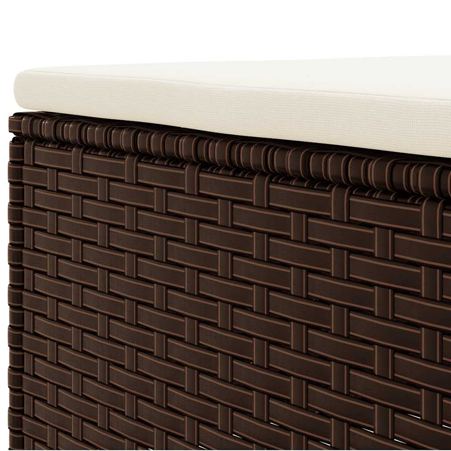 Loungeset Met Kussens Poly Rattan 5