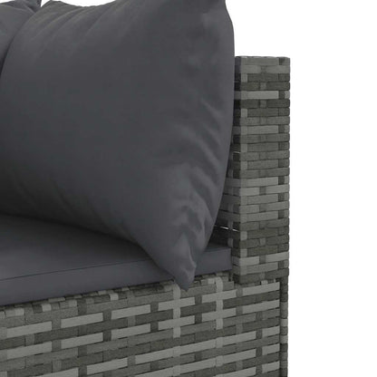 Loungeset Met Kussens Poly Rattan 5