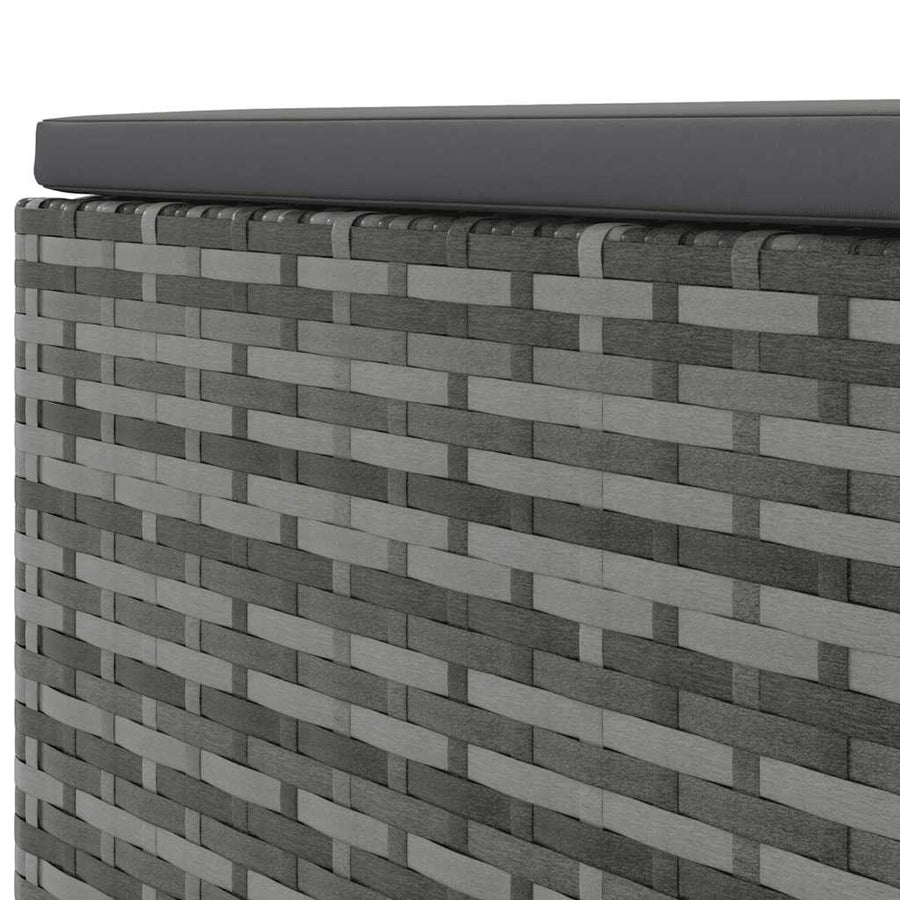 Loungeset Met Kussens Poly Rattan 5