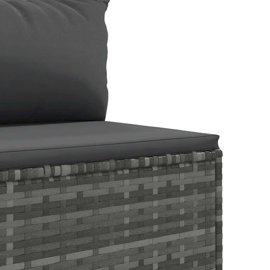 Loungeset Met Kussens Poly Rattan 5