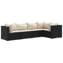 5-Delige Loungeset Met Kussens Poly Rattan 1