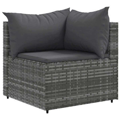 5-Delige Loungeset Met Kussens Poly Rattan 1