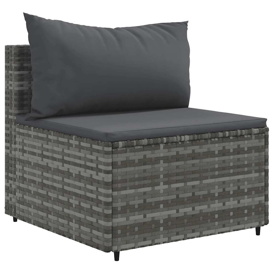 6-Delige Loungeset Met Kussens Poly Rattan 1