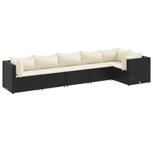 6-Delige Loungeset Met Kussens Poly Rattan 1