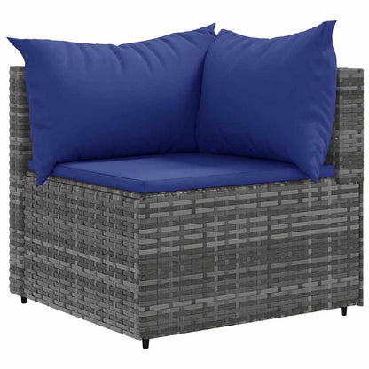 6-Delige Loungeset Met Kussens Poly Rattan 1