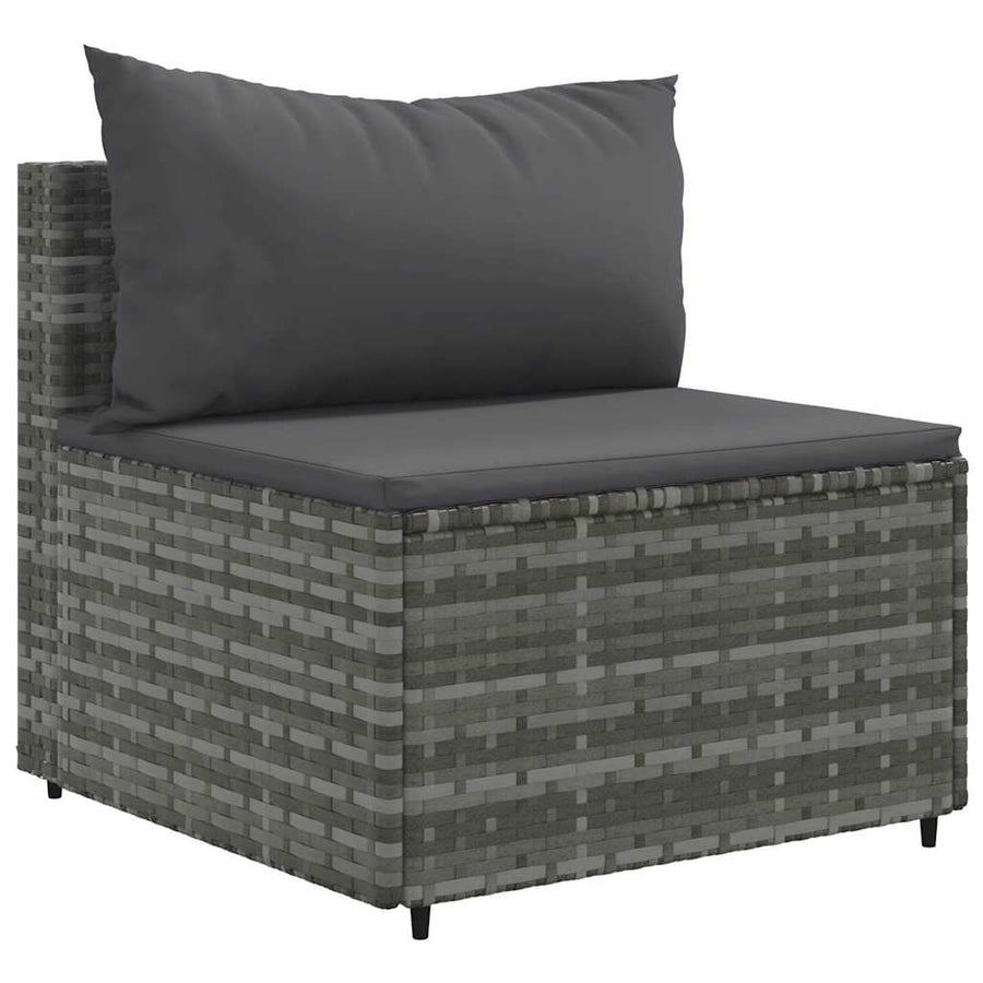 6-Delige Loungeset Met Kussens Poly Rattan 1