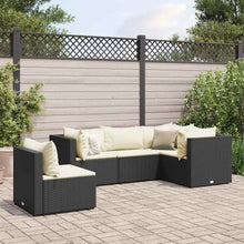 5-Delige Loungeset Met Kussens Poly Rattan 1