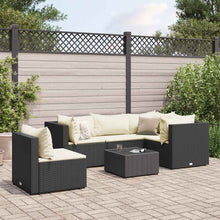 6-Delige Loungeset Met Kussens Poly Rattan 1