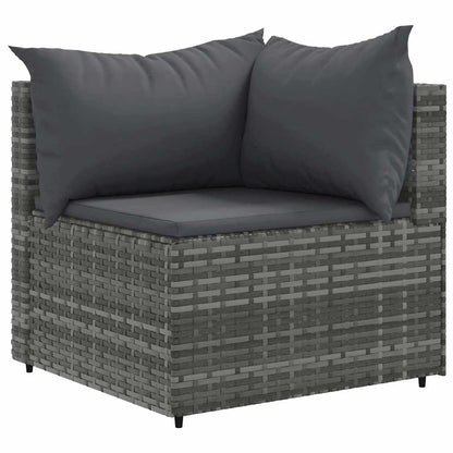 6-Delige Loungeset Met Kussens Poly Rattan 1