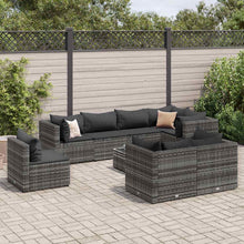 9-Delige Loungeset Met Kussens Poly Rattan 1