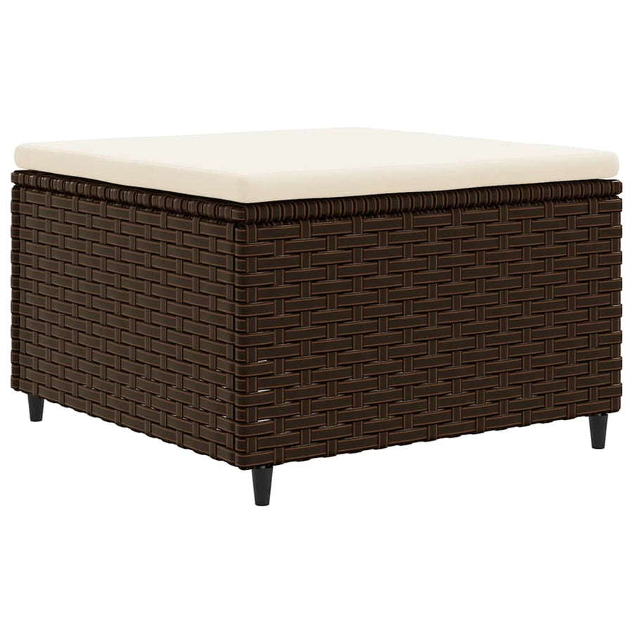 7-Delige Loungeset Met Kussens Poly Rattan 1