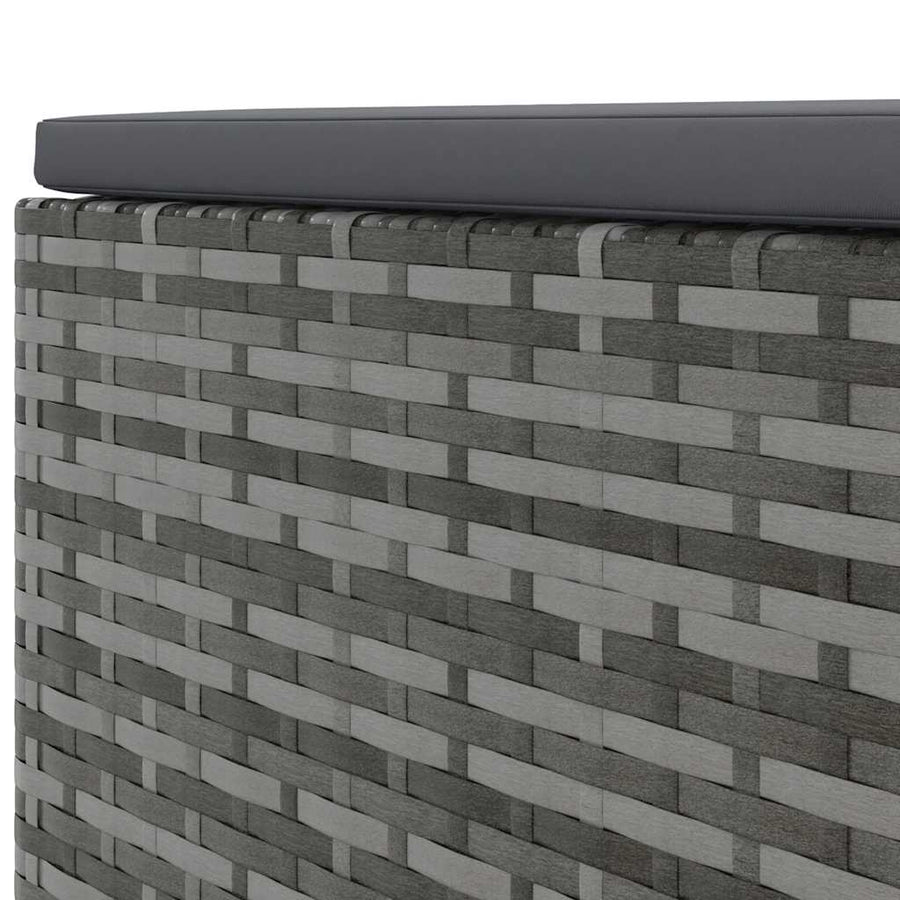 7-Delige Loungeset Met Kussens Poly Rattan 1