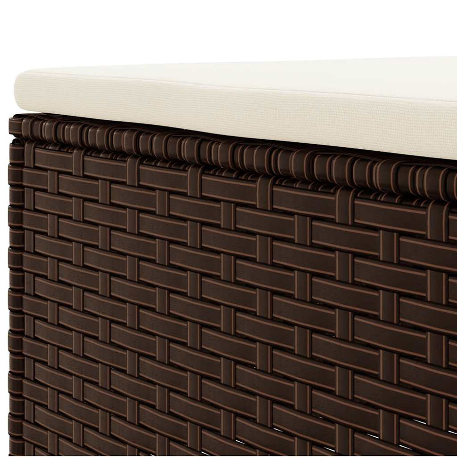 7-Delige Loungeset Met Kussens Poly Rattan 1