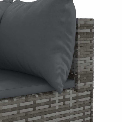 7-Delige Loungeset Met Kussens Poly Rattan 1